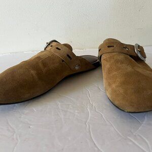 $375 RAG & BONE ANSLEY SUEDE MULES SIZE 40 / 10 US